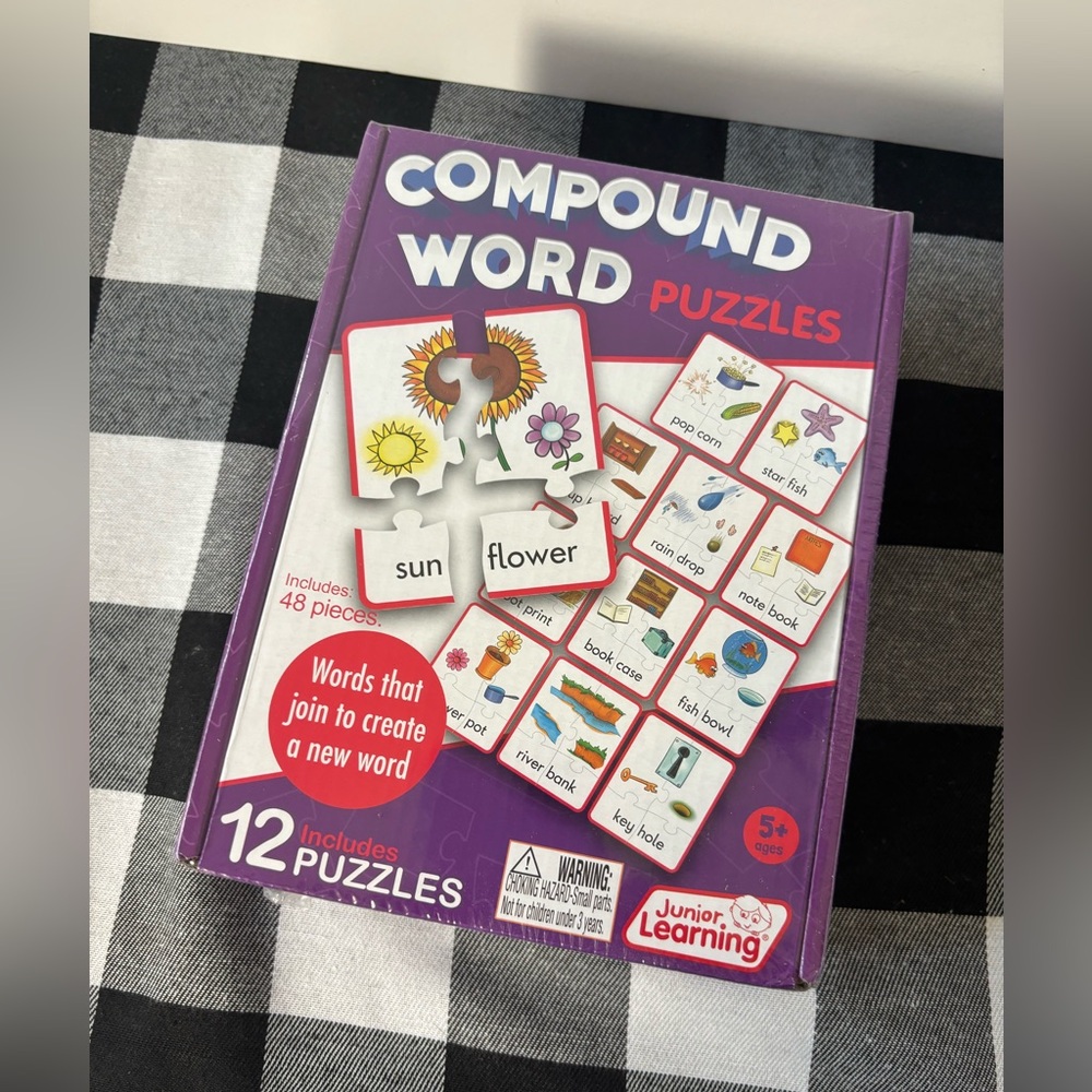 Compound Word Puzzles - Junior Learning - Picture 6 of 7